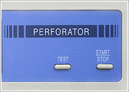 操作パネル(TESTボタン・START/STOPボタン)